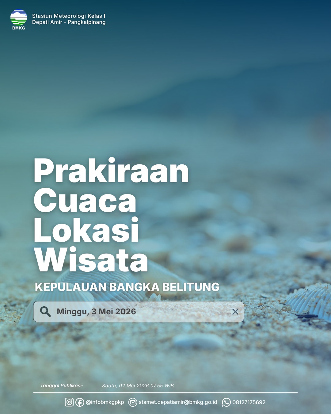 Detail Prakiraan Cuaca dan Prakiraan Cuaca Lokasi Wisata 