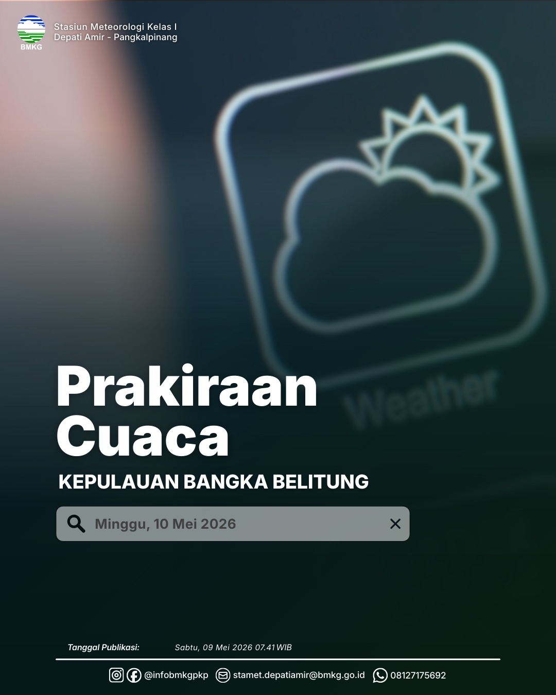 Prakiraan Cuaca Esok Hari 10 Mei 2026